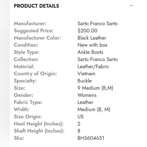 Sarto Frank Sarto Emerson Leather Boot - Picture 7 of 7